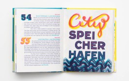 Lettering-Illustration aus dem Hamburg-Reiseführer „Toller Ort“ von Chris Campe, Junius Verlag 2.Auflage 2017 All Things Letters – Chris Campe, Hamburg