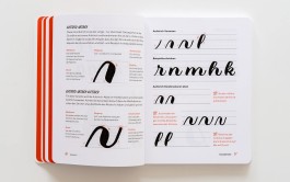 Doppelseite aus dem Kapitel „Grundstriche“, Praxisbuch Brush Lettering von Chris Campe, ISBN: 978-3-95845-730-0, mitp Verlag, 2018 All Things Letters – Chris Campe, Hamburg