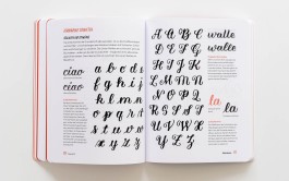 Doppelseite aus dem Praxisbuch Brush Lettering von Chris Campe, ISBN: 978-3-95845-730-0, mitp Verlag, 2018 All Things Letters – Chris Campe, Hamburg