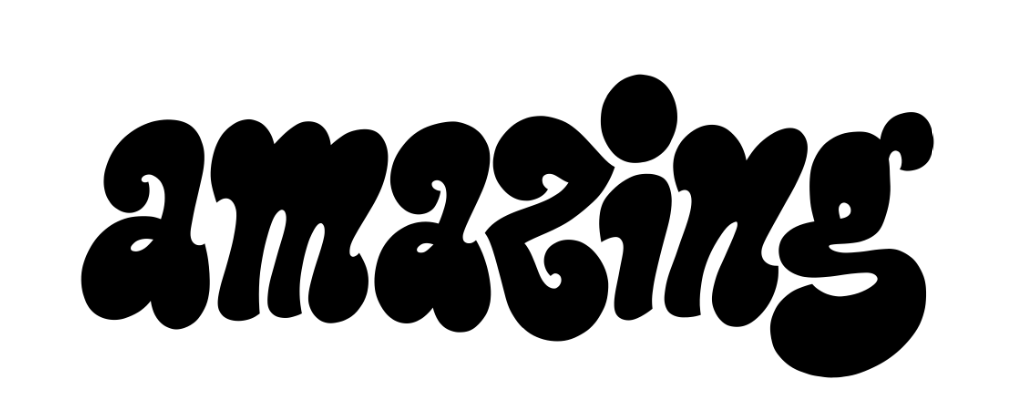 »Amazing« Lettering-Gif von Chris Campe All Things Letters – Chris Campe, Hamburg