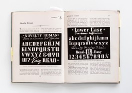 Doppelseite aus dem Buch »Commercial Art of Show Card Lettering« von James Eisenberg, die besten Lettering-Bücher – Tipps von Chris Campe All Things Letters – Chris Campe, Hamburg
