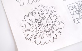 »Mobile by Nature« Skizzen für die Lettering-Sticker für das Cargobike Collective von Chris Campe, All Things Letters, Hamburg All Things Letters – Chris Campe, Hamburg