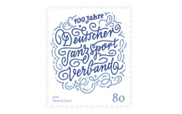 »Tanzsport« unveröffentlichter Briefmarkenentwurf von Chris Campe, Hamburg All Things Letters – Chris Campe, Hamburg