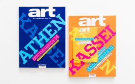 Covergestaltung von Chris Campe für das ART Magazin für die Doppelausgabe zur Documenta 14, April und Juni 2017 All Things Letters – Chris Campe, Hamburg