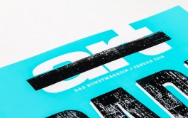 Covergestaltung von Chris Campe für das ART Magazin zum DADA Schwerpunkt, Januar 2016 All Things Letters – Chris Campe, Hamburg