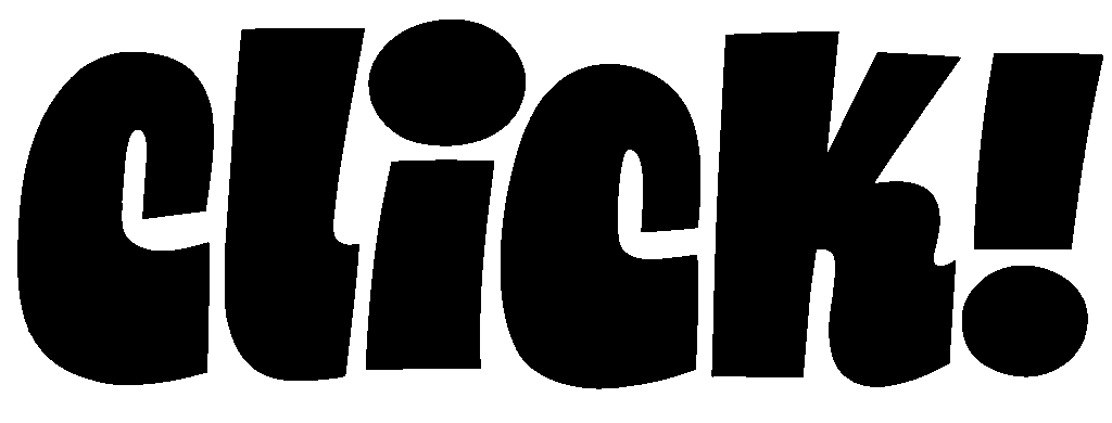 »click!« Lettering-Gif von Chris Campe All Things Letters – Chris Campe, Hamburg