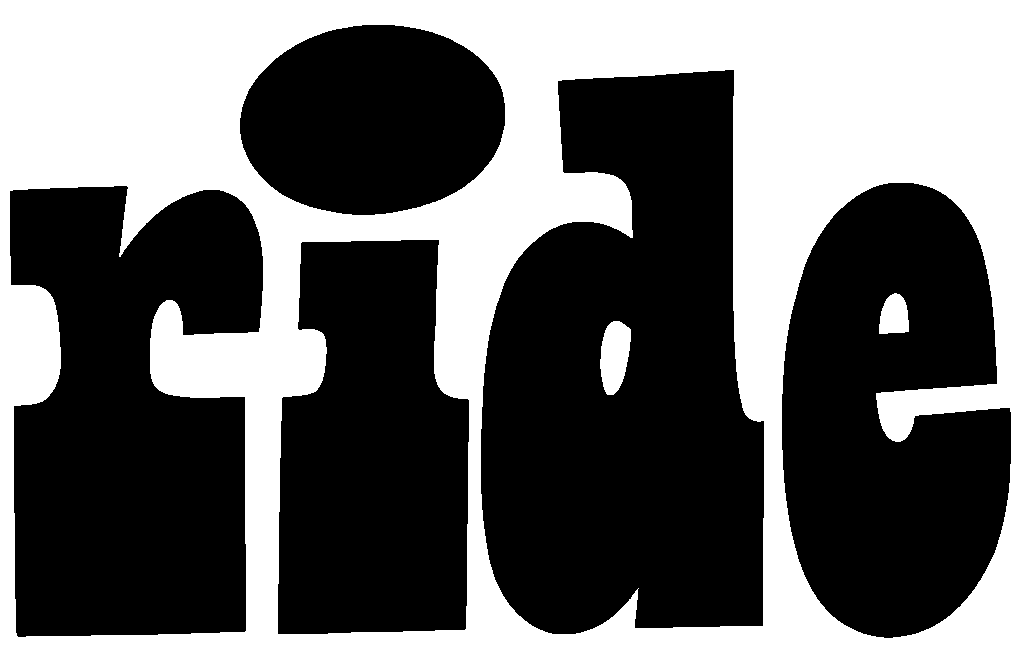 »ride« Lettering-Gif von Chris Campe All Things Letters – Chris Campe, Hamburg