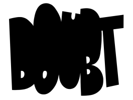 »Doubt« Lettering-Illustration von Chris Campe, All Things Letters, Hamburg All Things Letters – Chris Campe, Hamburg