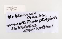Design process Lettering-Zitate von Chris Campe aus dem Stück »Draußen vor der Tür« von Wolfgang Borchert für das Literaturfestival »Hamburg liest« 2021 All Things Letters – Chris Campe, Hamburg