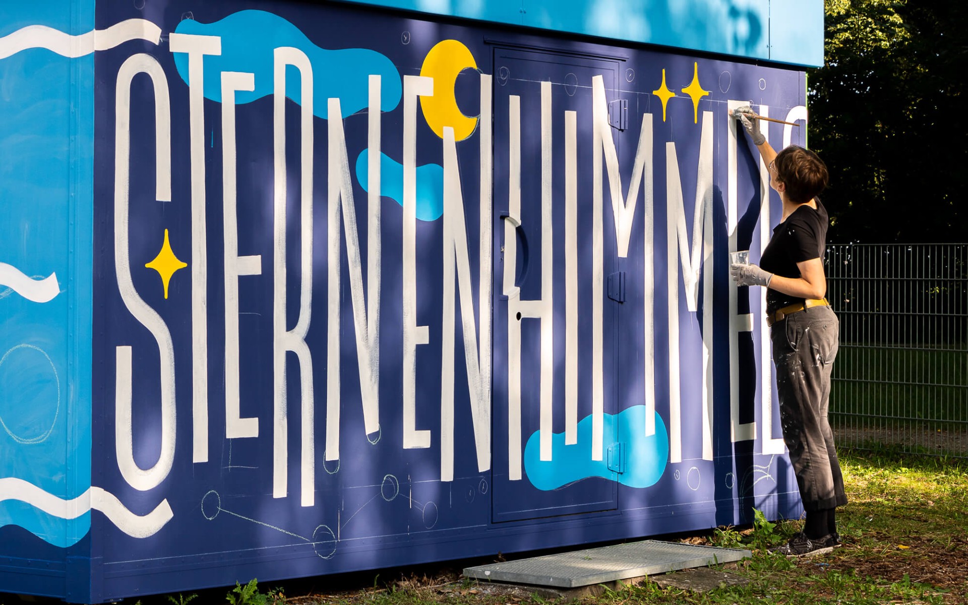 Lettering-Mural am Lippesee – All Things Letters