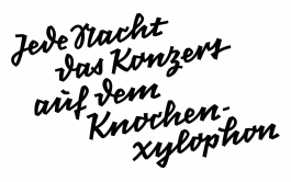 Vektorzeichnung – Lettering-Zitate von Chris Campe aus dem Stück »Draußen vor der Tür« von Wolfgang Borchert für das Literaturfestival »Hamburg liest« 2021 All Things Letters – Chris Campe, Hamburg