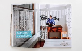 Chris Campe im ART Magazin, April 2022, Foto: Alexandra Polina, Hamburg All Things Letters – Chris Campe, Hamburg