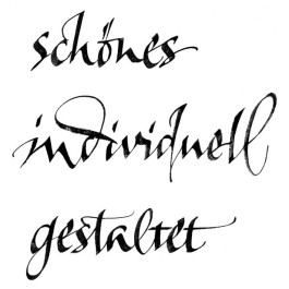 »Kraft gewinnen« Kalligrafie von Andreas Lux, Reutlingen All Things Letters – Chris Campe, Hamburg