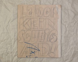 Schritt 5 – Outlines – Demoschilder malen gegen rechts, Anleitung von Chris Campe All Things Letters – Chris Campe, Hamburg