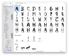 Font von Ulrike Rausch, LiebeFonts All Things Letters – Chris Campe, Hamburg