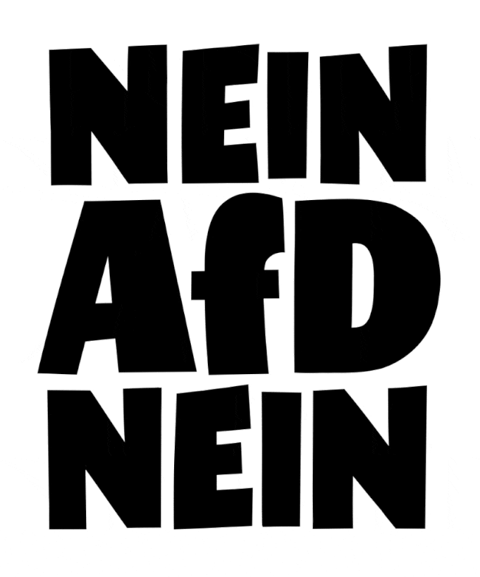 »Nein AfD Nein« Lettering-Gif von Chris Campe All Things Letters – Chris Campe, Hamburg
