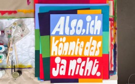 Making of »Also ich könnte das ja nicht.« eine Kommentarballade von Chris Campe All Things Letters – Chris Campe, Hamburg