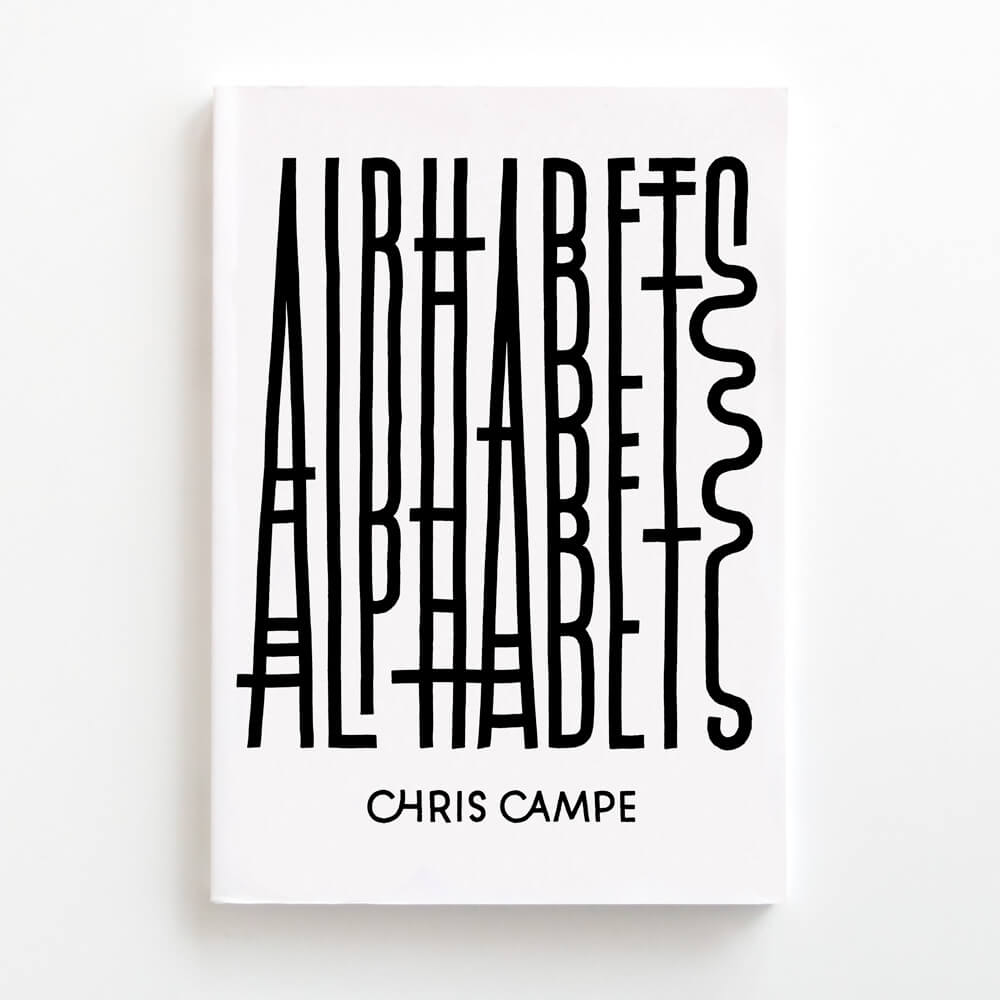 Cover des Buchs »Alphabets«, Buch mit 50 Lettering Alphabeten von Chris Campe, 2025 All Things Letters – Chris Campe, Hamburg