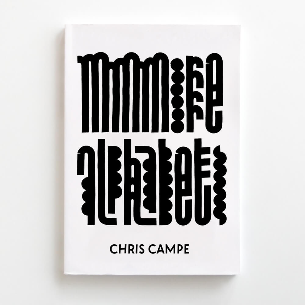Cover des Buchs »More Alphabets«, Buch mit 50 Lettering Alphabeten von Chris Campe, 2026 All Things Letters – Chris Campe, Hamburg