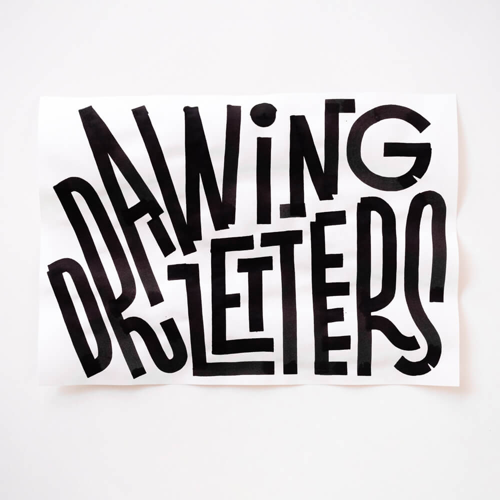 Lettering Online Course »Drawing Letters« with Chris Campe All Things Letters – Chris Campe, Hamburg